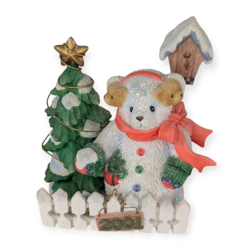 Cherished Teddies 2001 Figurine Erika Remember the Past, Cherish the Years Ahead